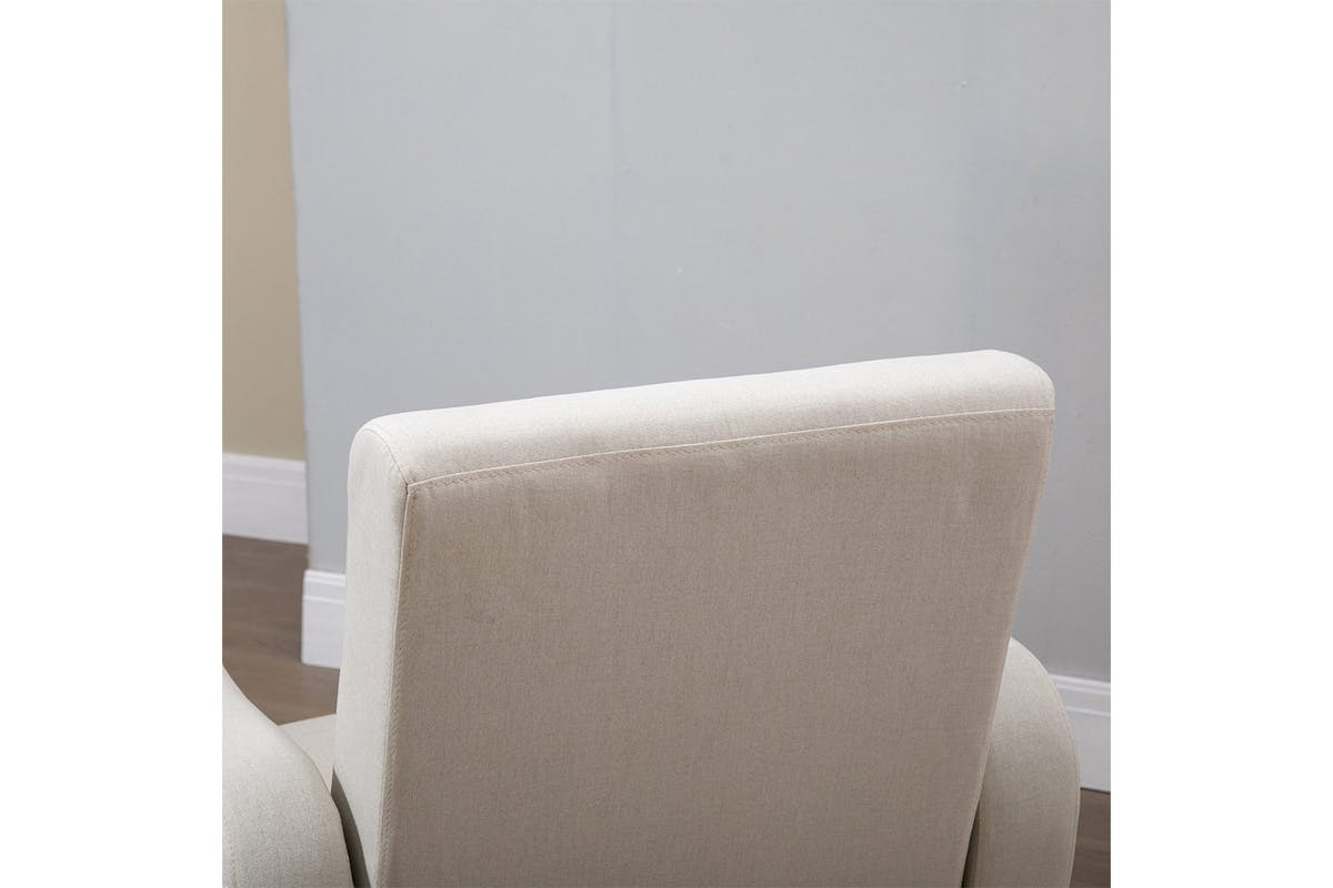 Homcom Single Seater Armchair | Cream White-7