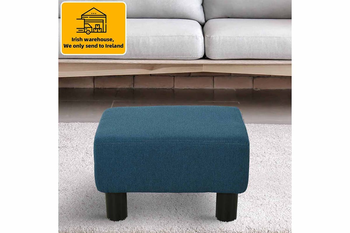 Homcom Footstool | Dark Blue-2