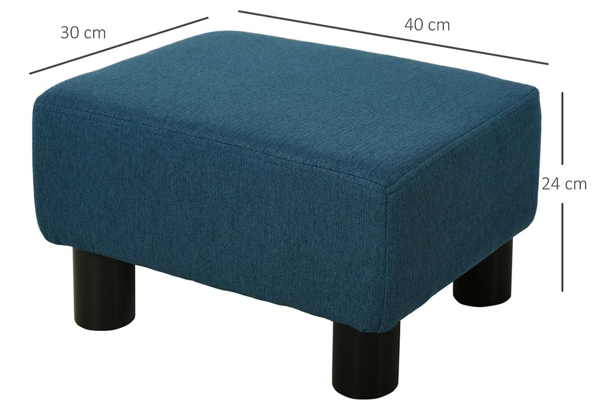 Homcom Footstool | Dark Blue-6
