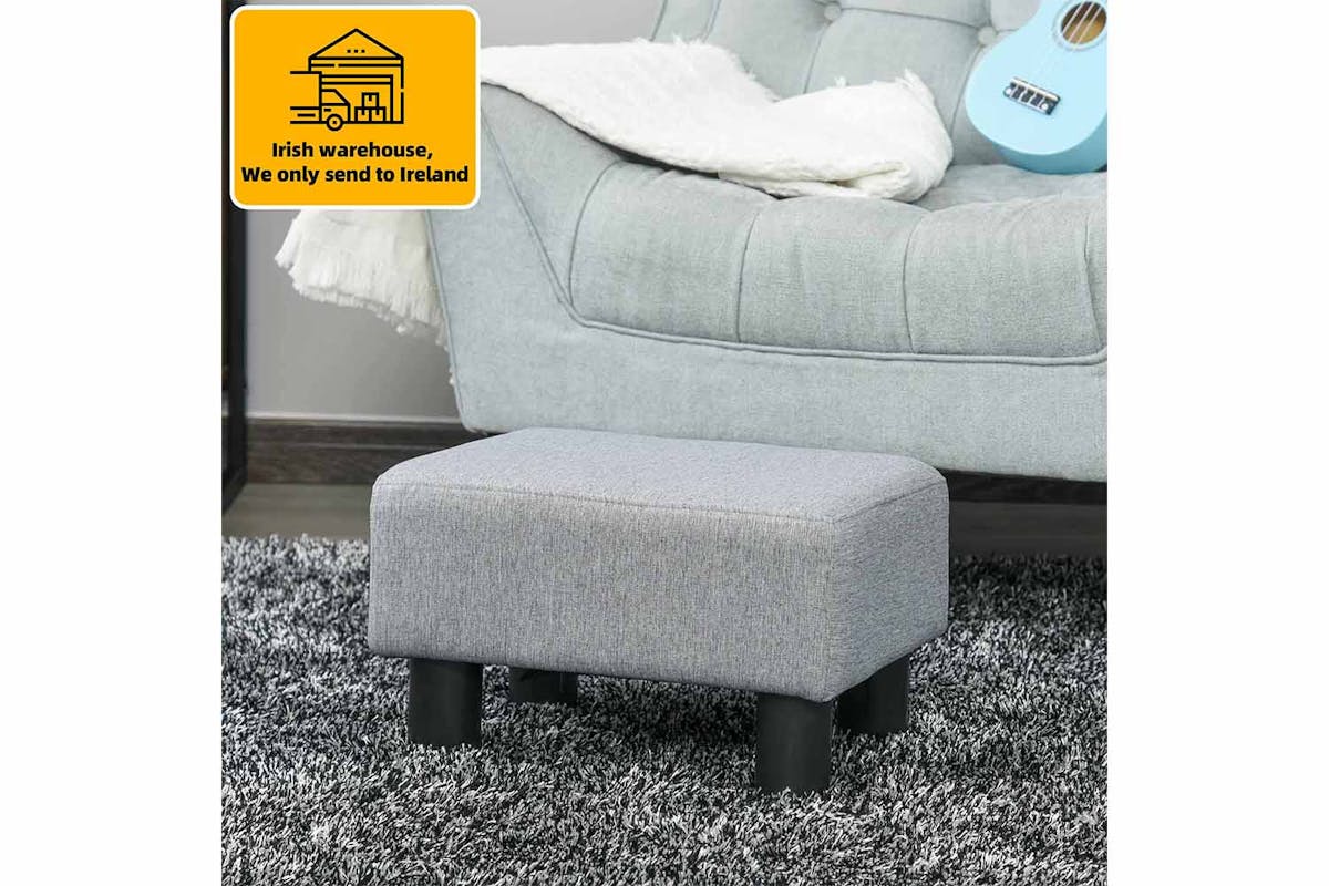 Homcom Footstool | Grey-2