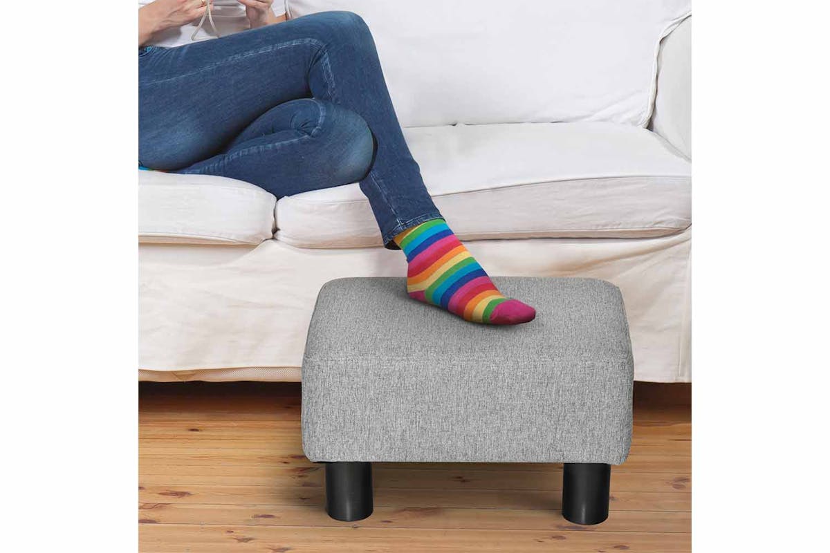 Homcom Footstool | Grey-6