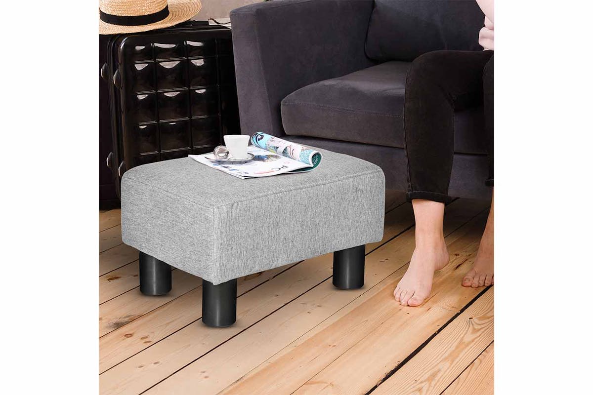Homcom Footstool | Grey-5