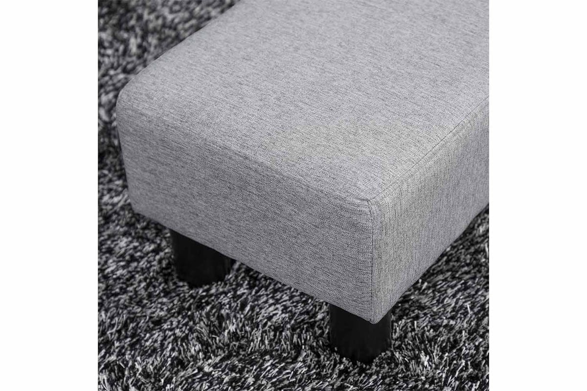 Homcom Footstool | Grey-3