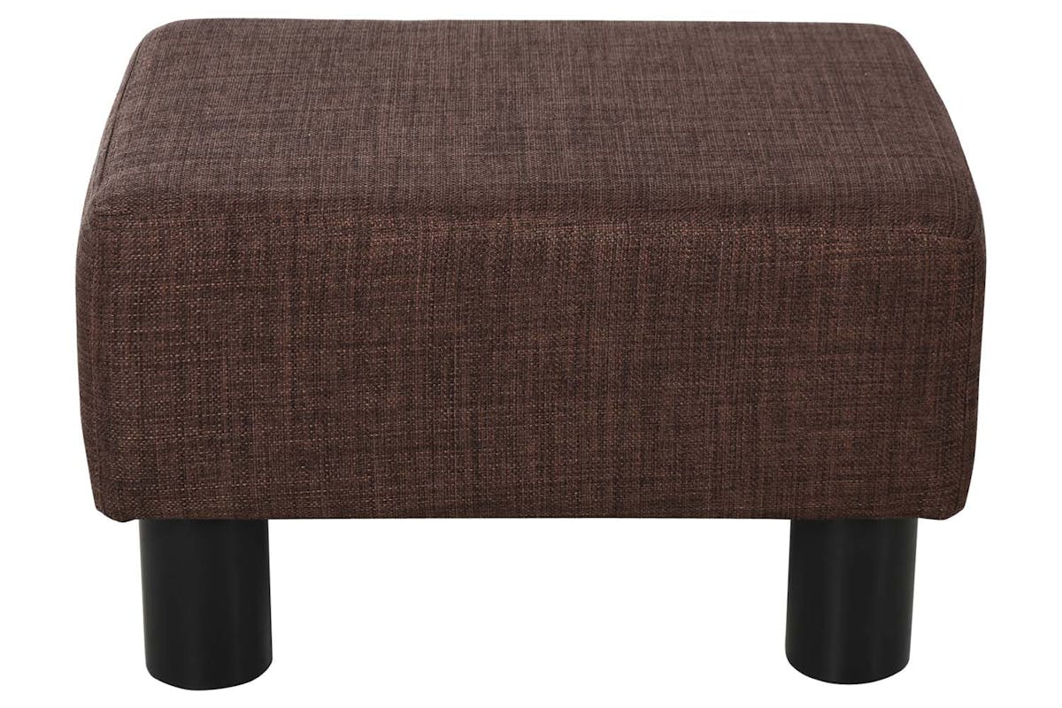 Homcom Footstool | Fabric | Dark Brown
