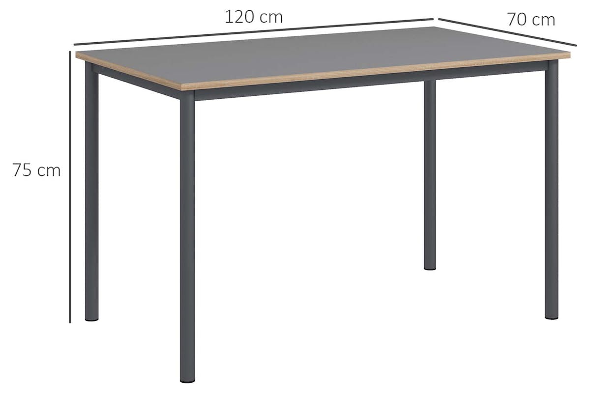 Homcom Dining Table | Grey-7