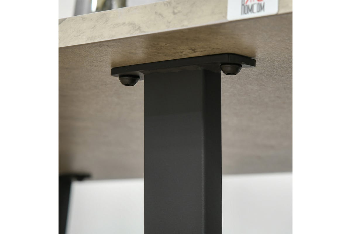 Homcom Modern Dining Table | Light Grey-4