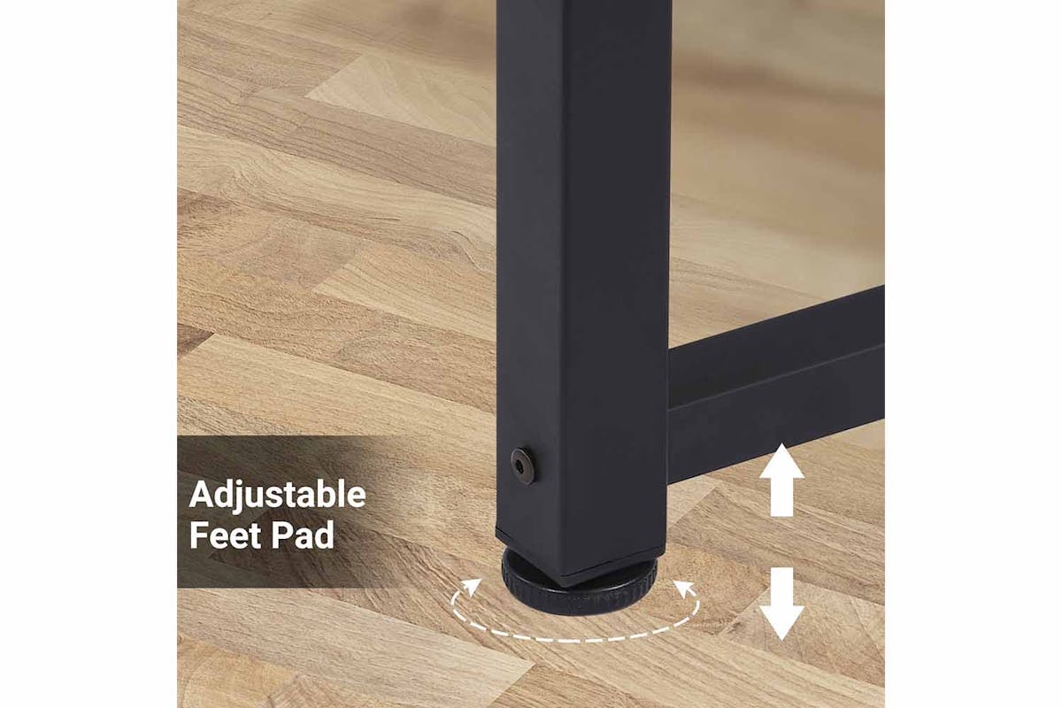Homcom Computer Desk | Black/Oak-3