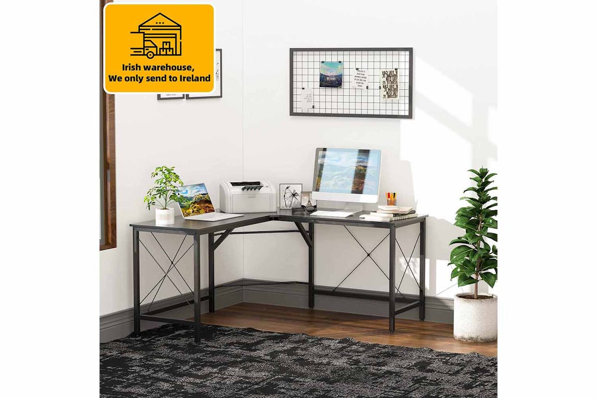 Homcom Home Office Computer Desk | Black-2