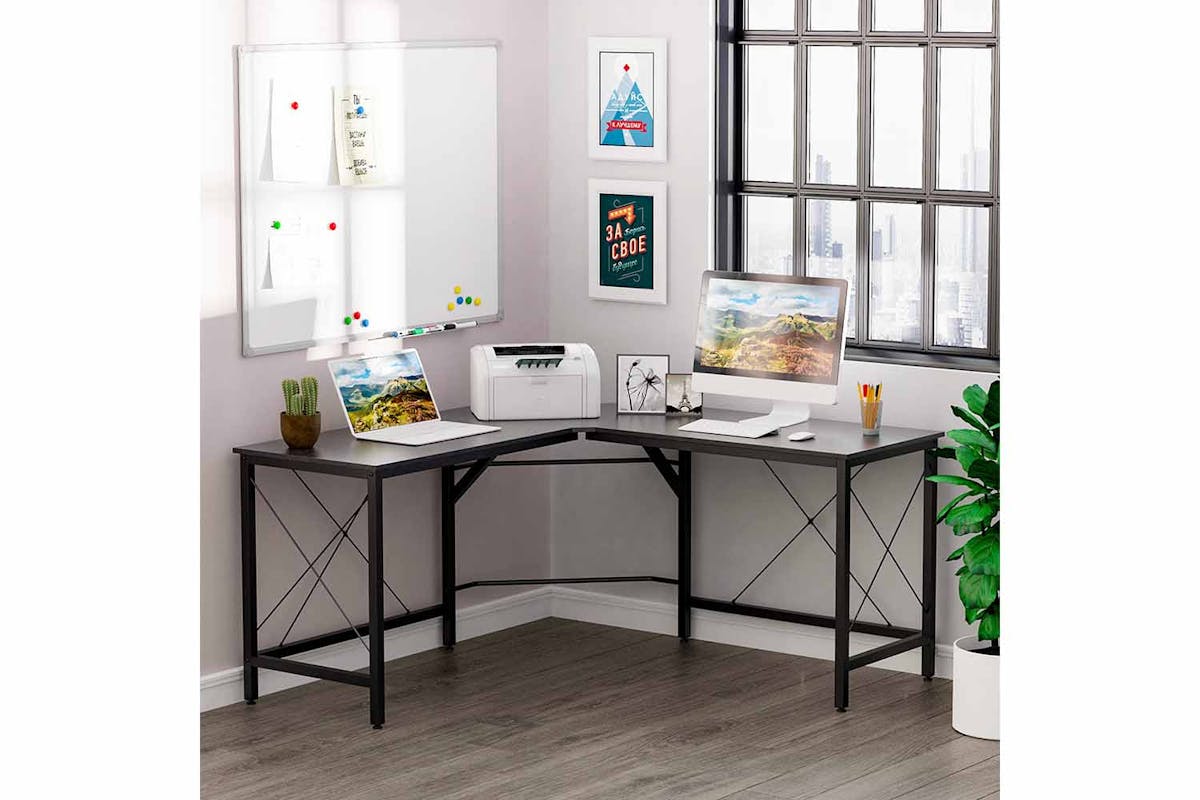 Homcom Home Office Computer Desk | Black-5