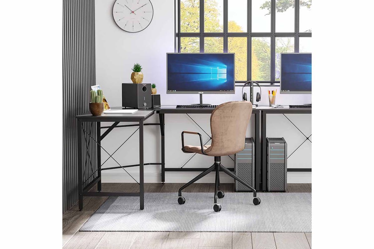 Homcom Home Office Computer Desk | Black-6