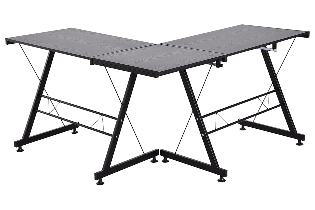 Homcom Home Office Computer Desk | Black-5
