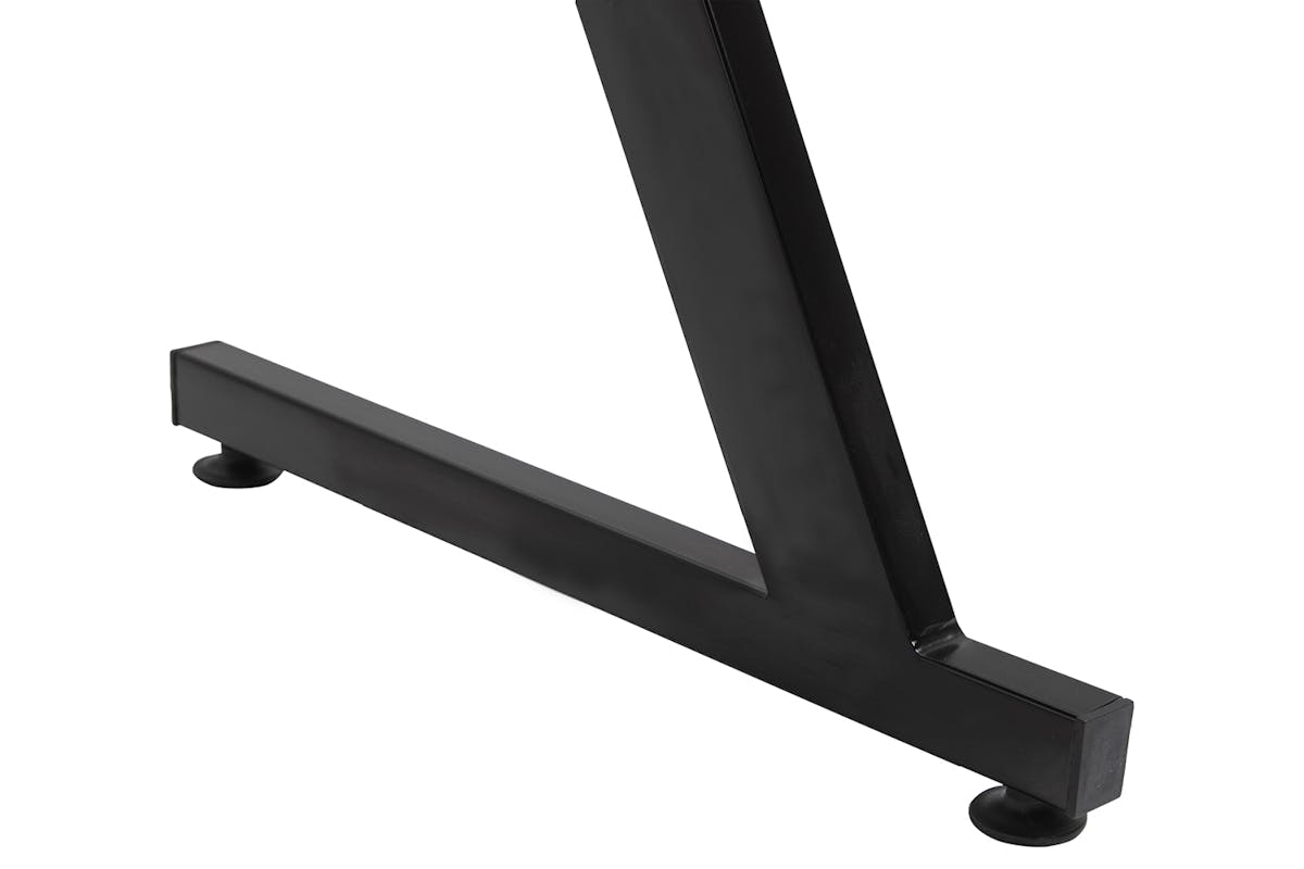 Homcom Steel Frame Gaming Desk | Black-5