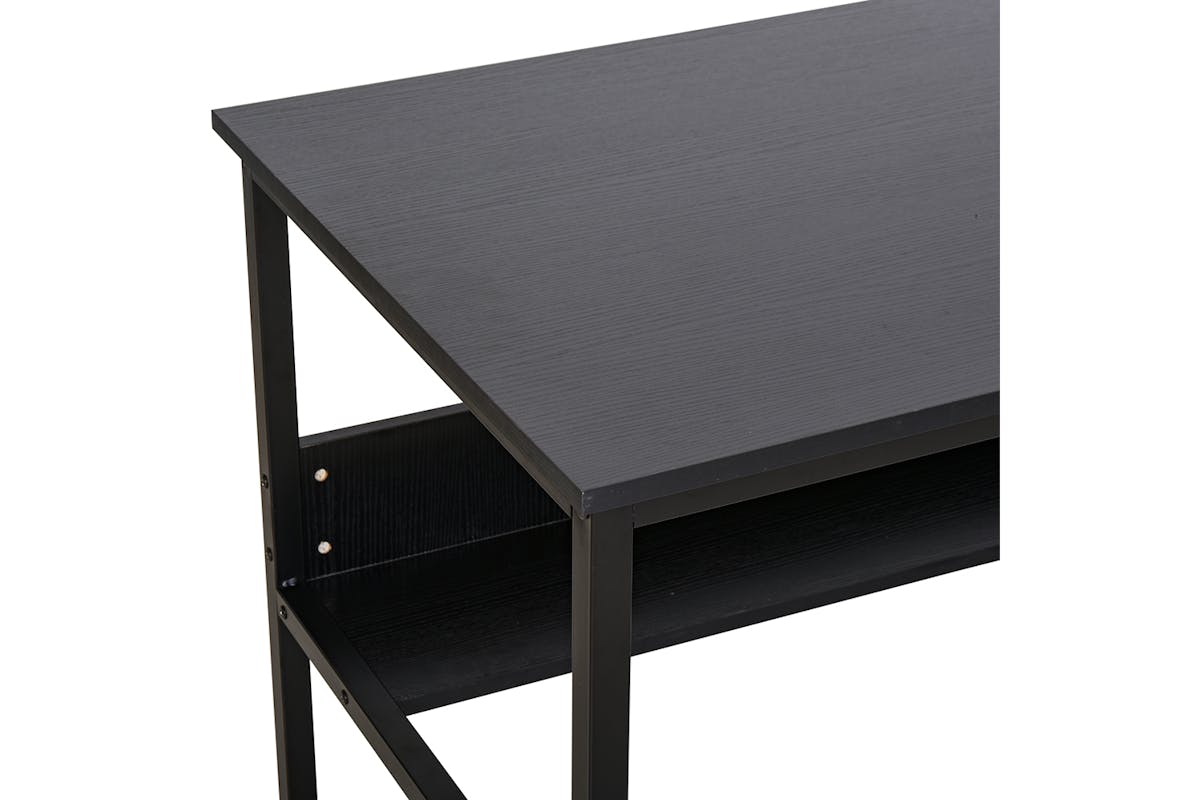 Homcom Rectangle Desk | Black-6