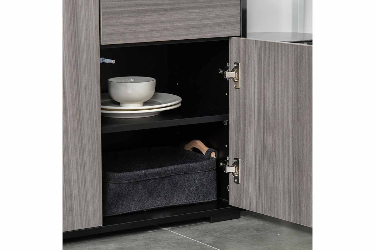 Homcom 2 Doors Sideboard | 2 Drawers | Grey-6
