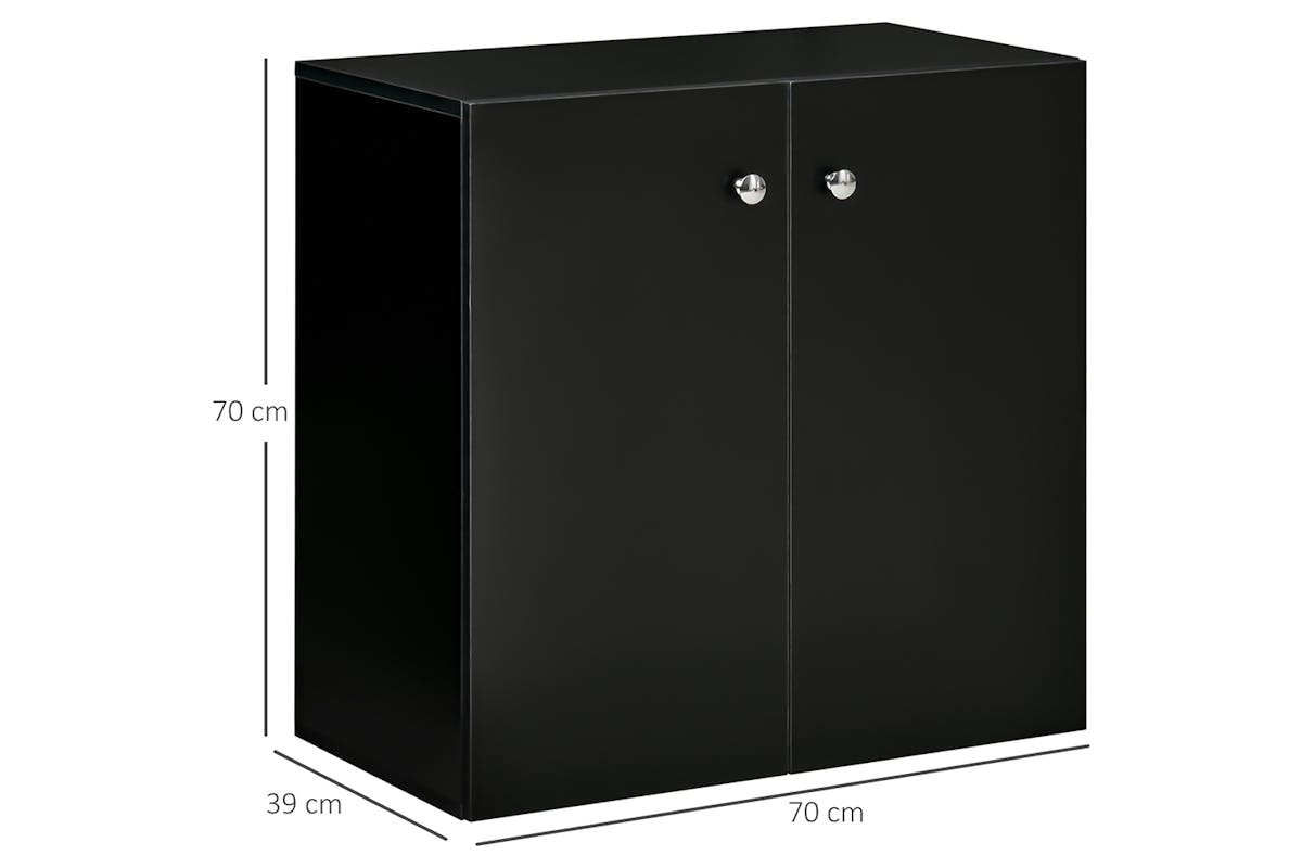 Homcom Sideboard | Storage Cabinet | Black-5