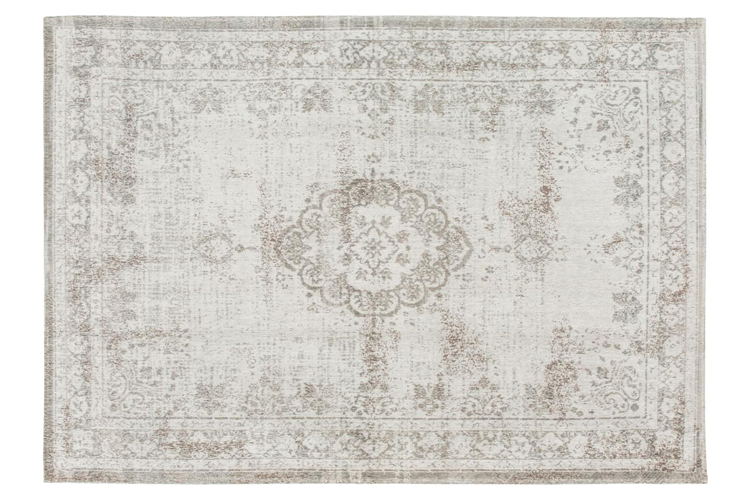 Louis De Poortere | Medallion Eco Rug | Salt & Pepper | 280 x 390 cm 1