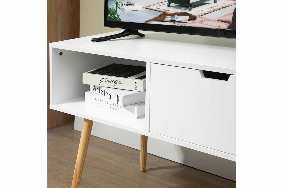 Homcom TV Unit | White-6