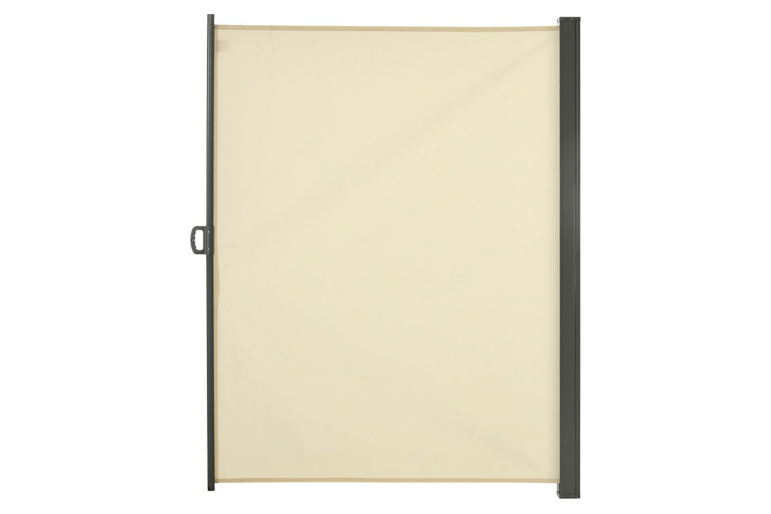 Outsunny Retractable Sun Side Awning Screen | Cream
