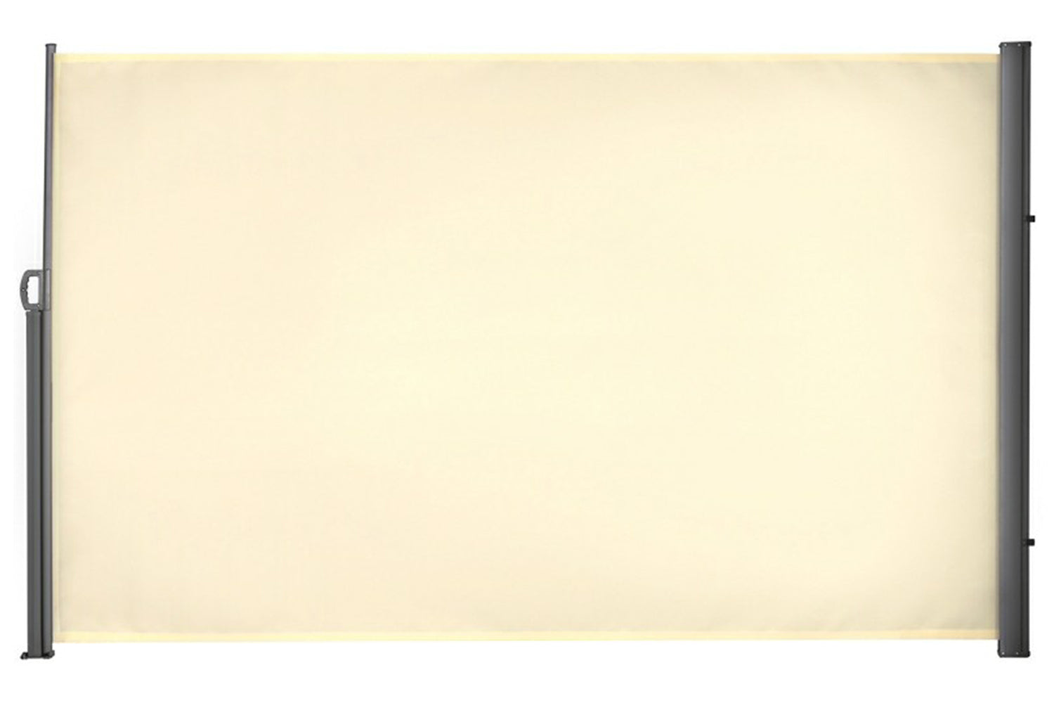 Outsunny Garden Sun Side Awning | Cream White