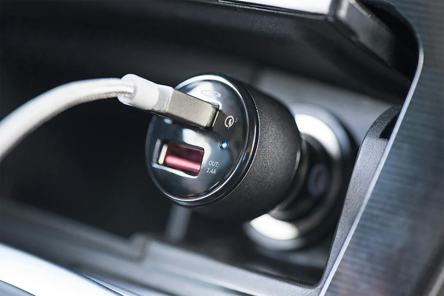 Ednet 3.0 Dual Port Quick Car Charger-2