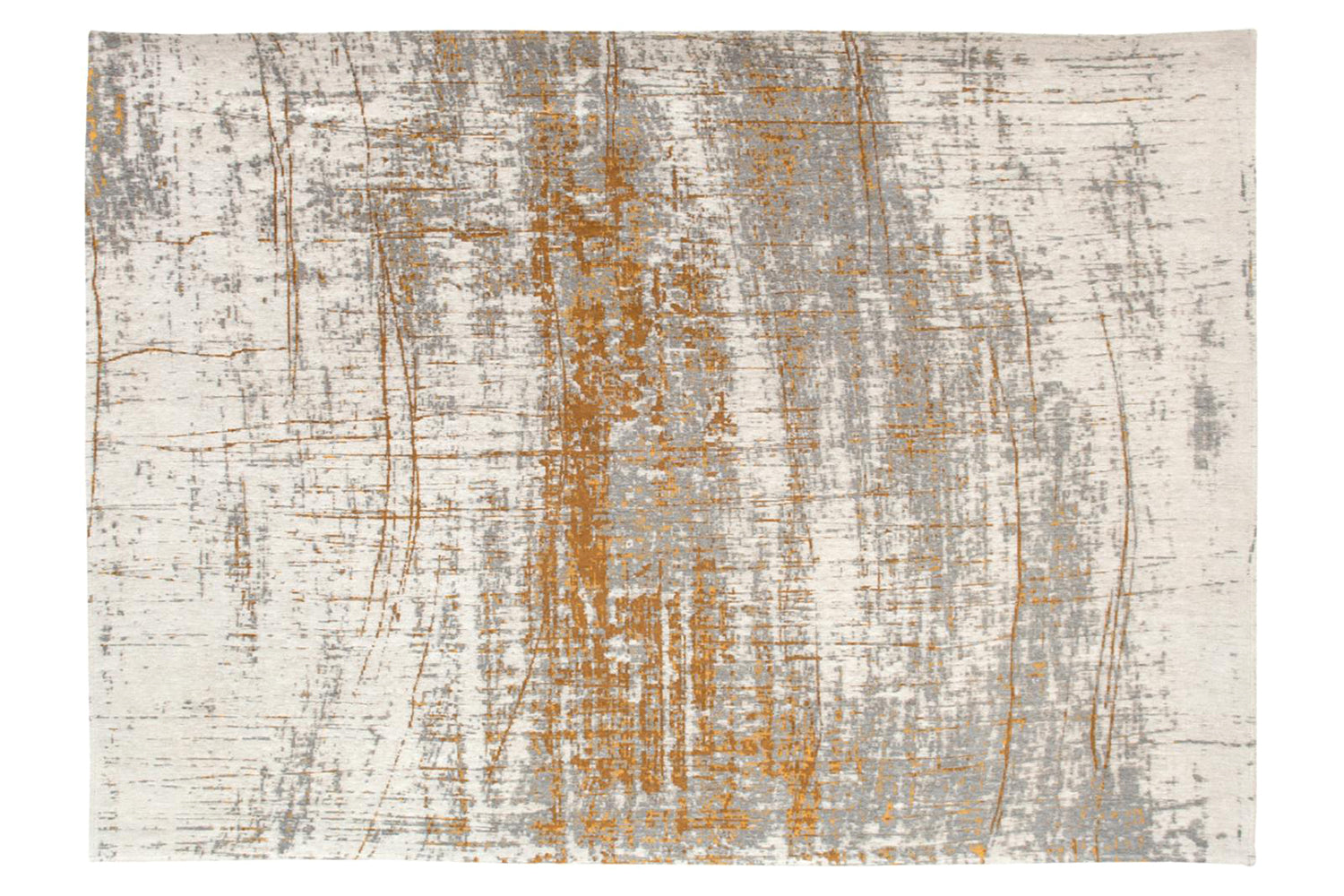 Louis De Poortere | Griff Columbus Gold Eco Rug | Gold/Grey | 170 x 240 cm