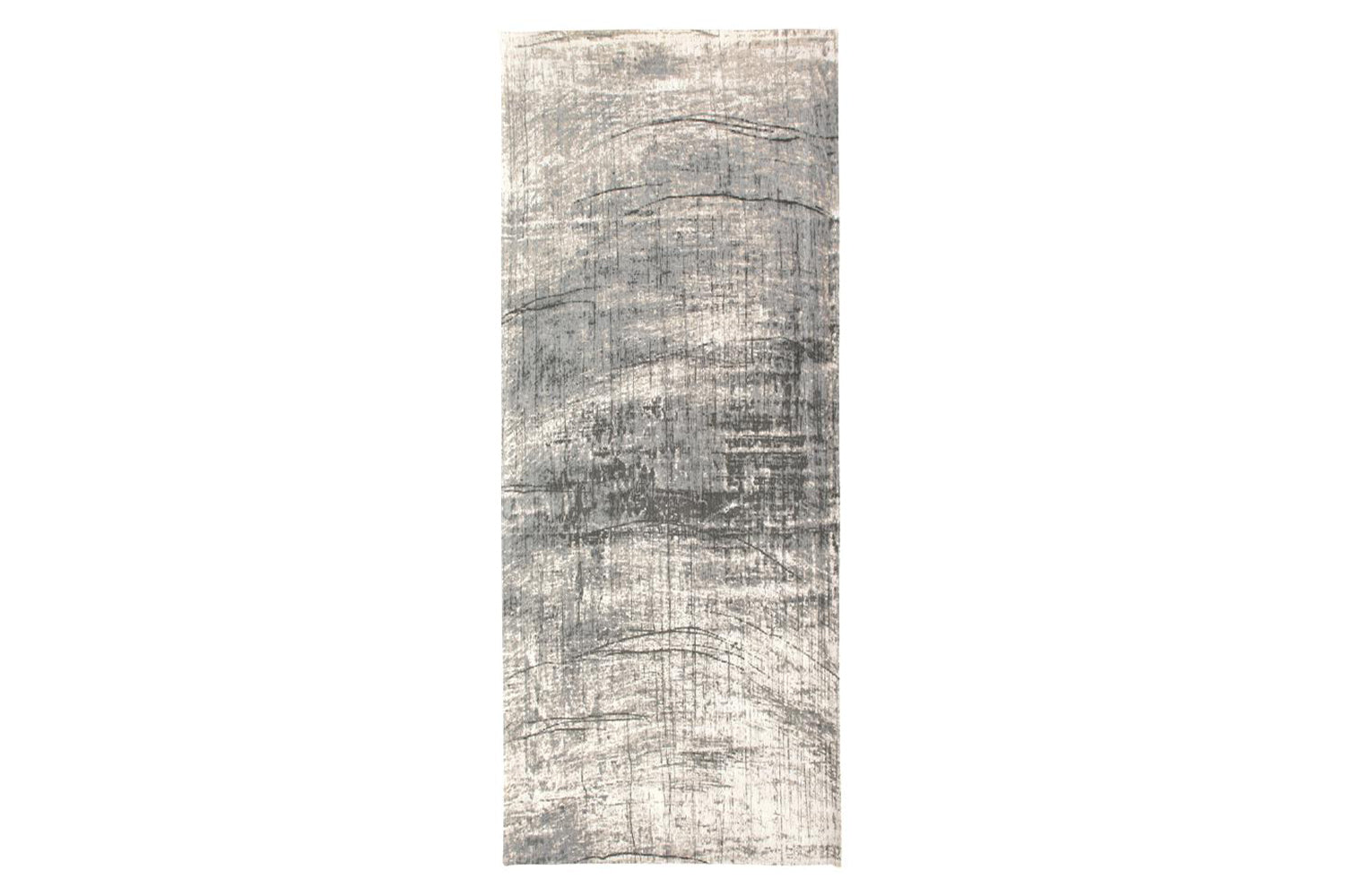 Louis De Poortere | Griff Jersey Stone Eco Rug | Grey/Black | 200 x 280 cm-8