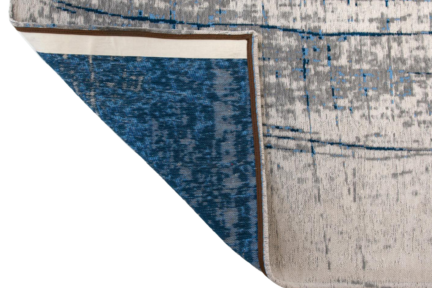 Louis De Poortere | Griff Bronx Azurite Eco Rug | Blue/Grey | 140 x 200 cm-4
