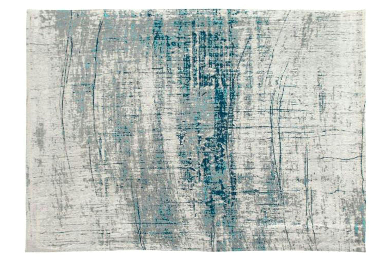 Louis De Poortere | Griff Bronx Azurite Eco Rug | Blue/Grey | 170 x 240 cm