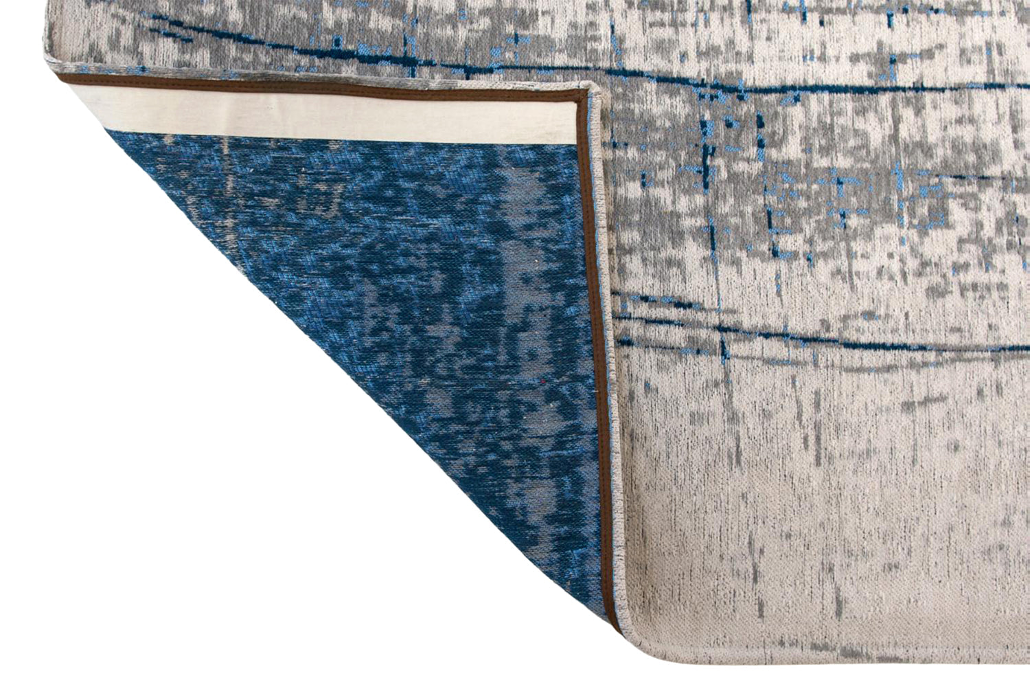 Louis De Poortere | Griff Bronx Azurite Eco Rug | Blue/Grey | 170 x 240 cm-4