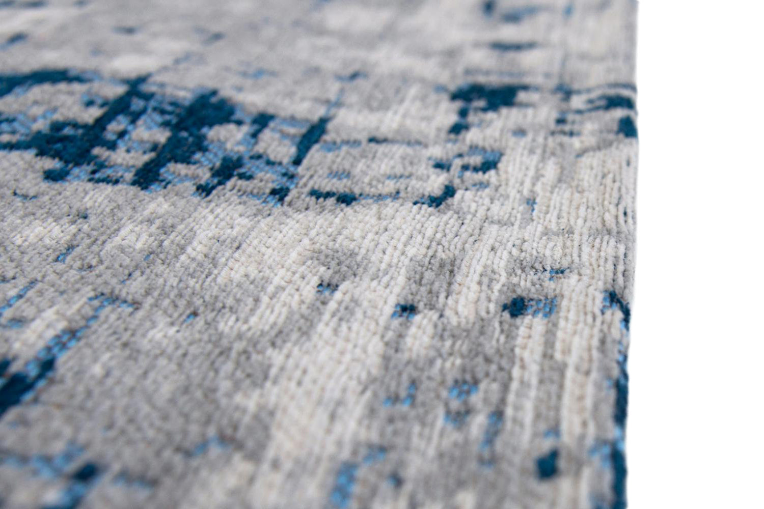 Louis De Poortere | Griff Bronx Azurite Eco Rug | Blue/Grey | 170 x 240 cm-5