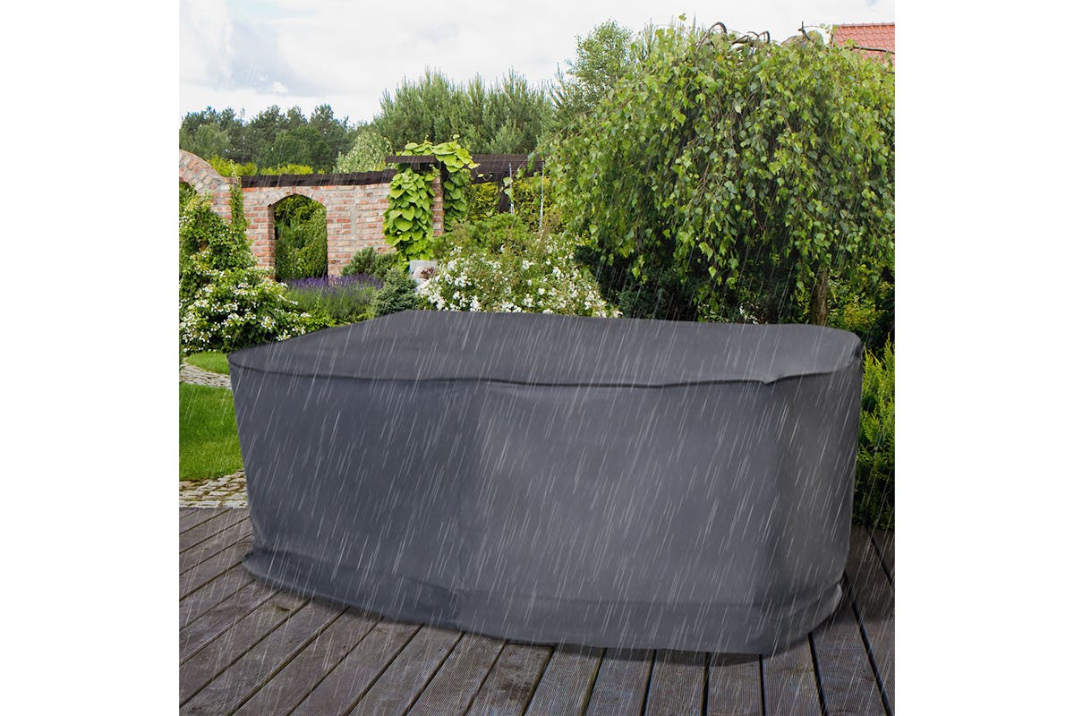 Outsunny 2-3 Seater Waterproof Sofa Cover | Grey-2