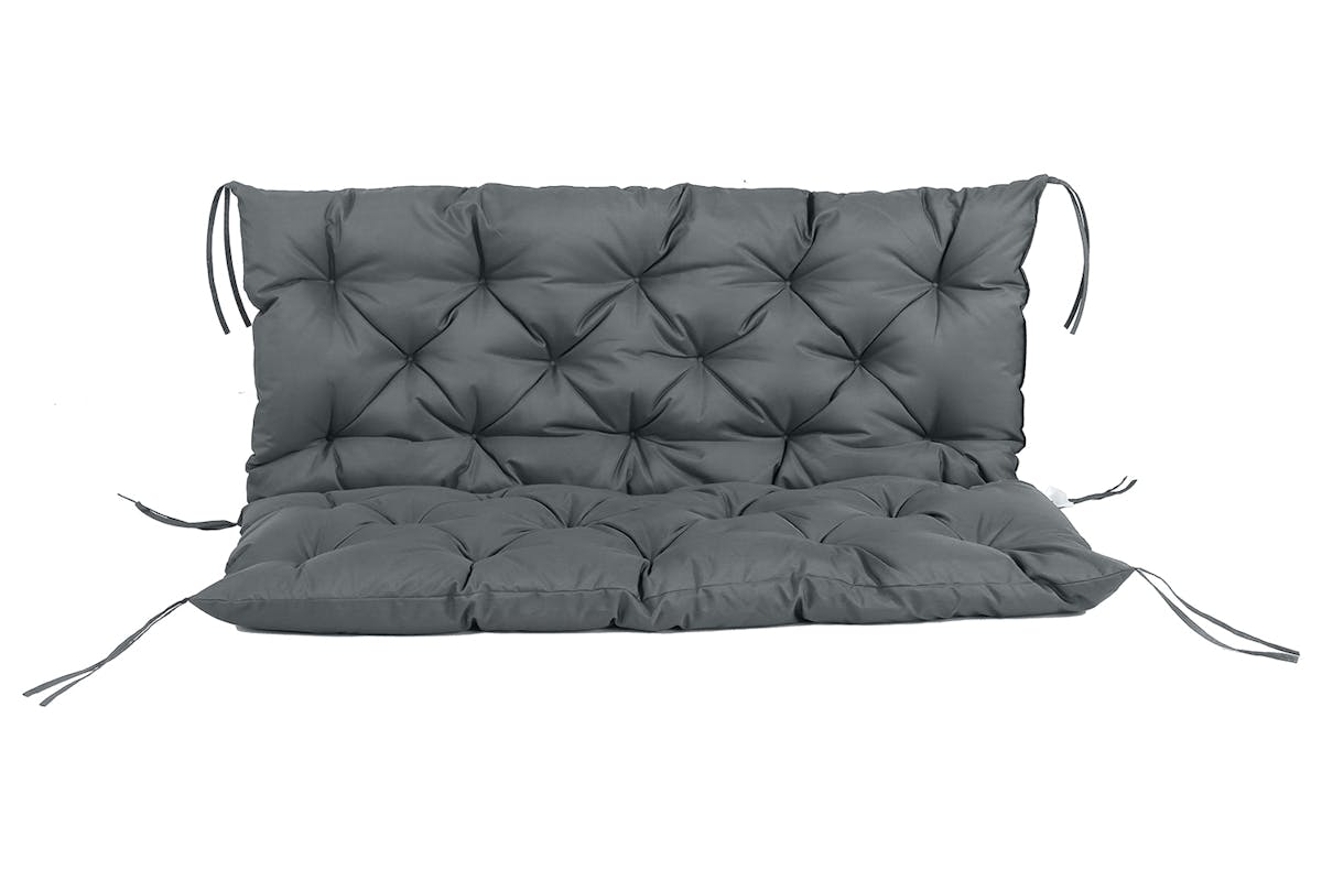 Outsunny 2 Seater Garden Bench Cushion | Dark Grey-7