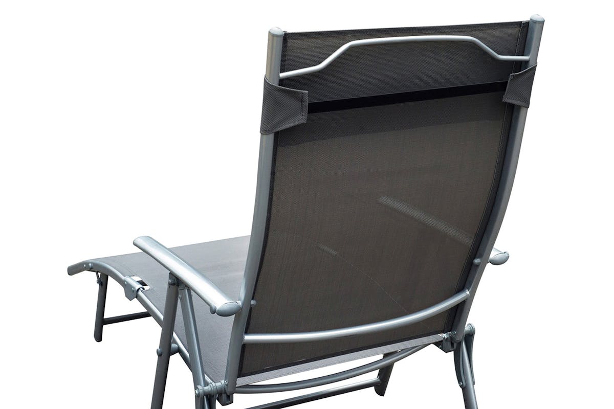 Outsunny Sun Lounge Chair | Grey-7