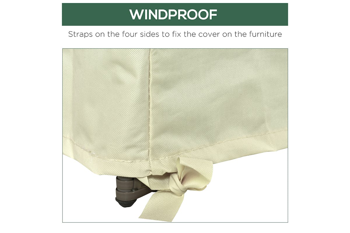 Outsunny Single Chair Waterproof Furniture Cover | Beige-6