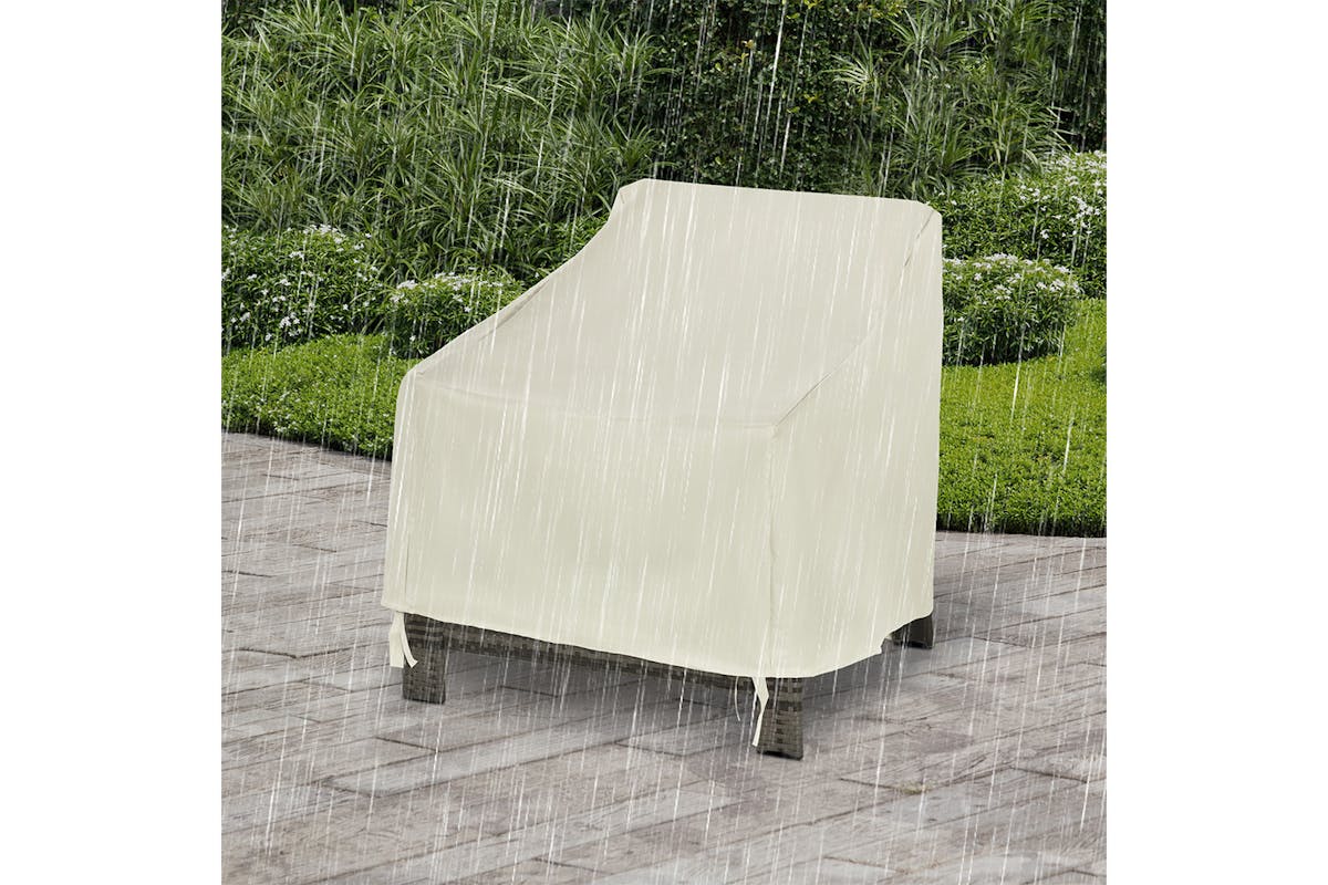 Outsunny Single Chair Waterproof Furniture Cover | Beige-2