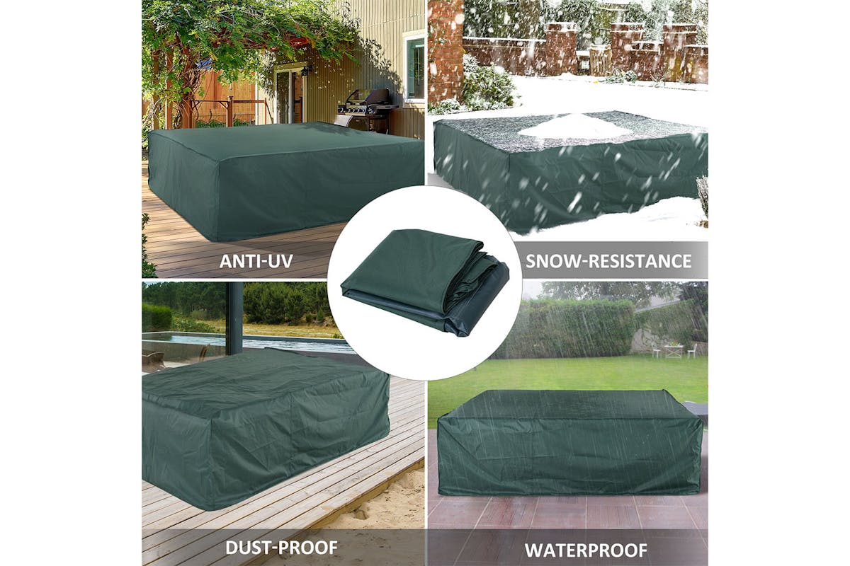 Outsunny Outdoor Waterproof Furniture Cover | Green-5