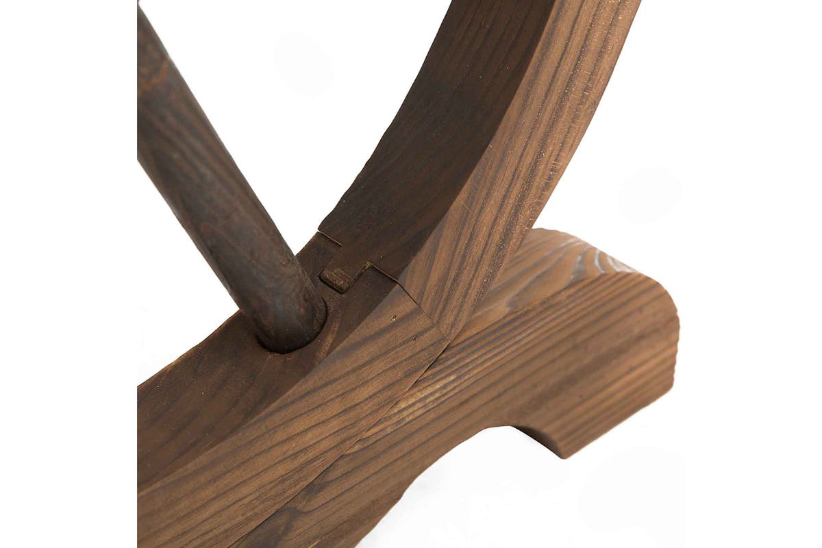 Outsunny Garden Coffee Table | Natural Wood-7