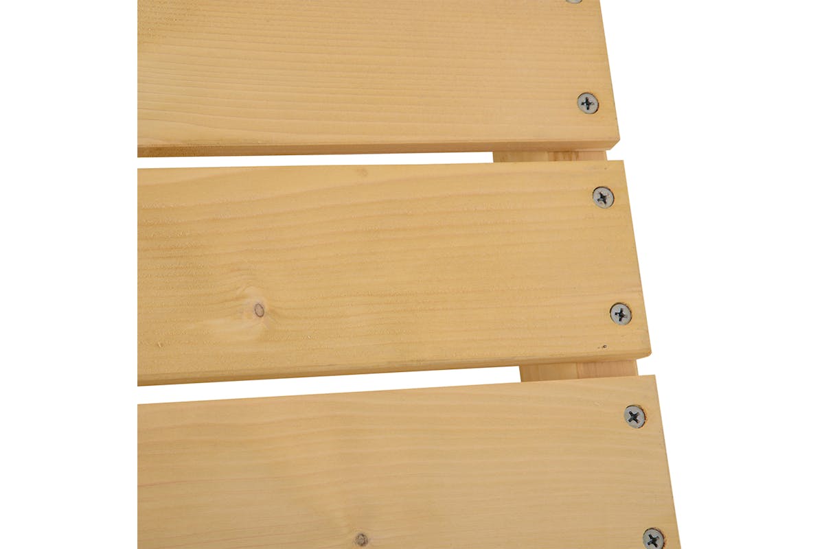 Outsunny 2-Seater Outdoor Garden Patio Bench | Natural-6