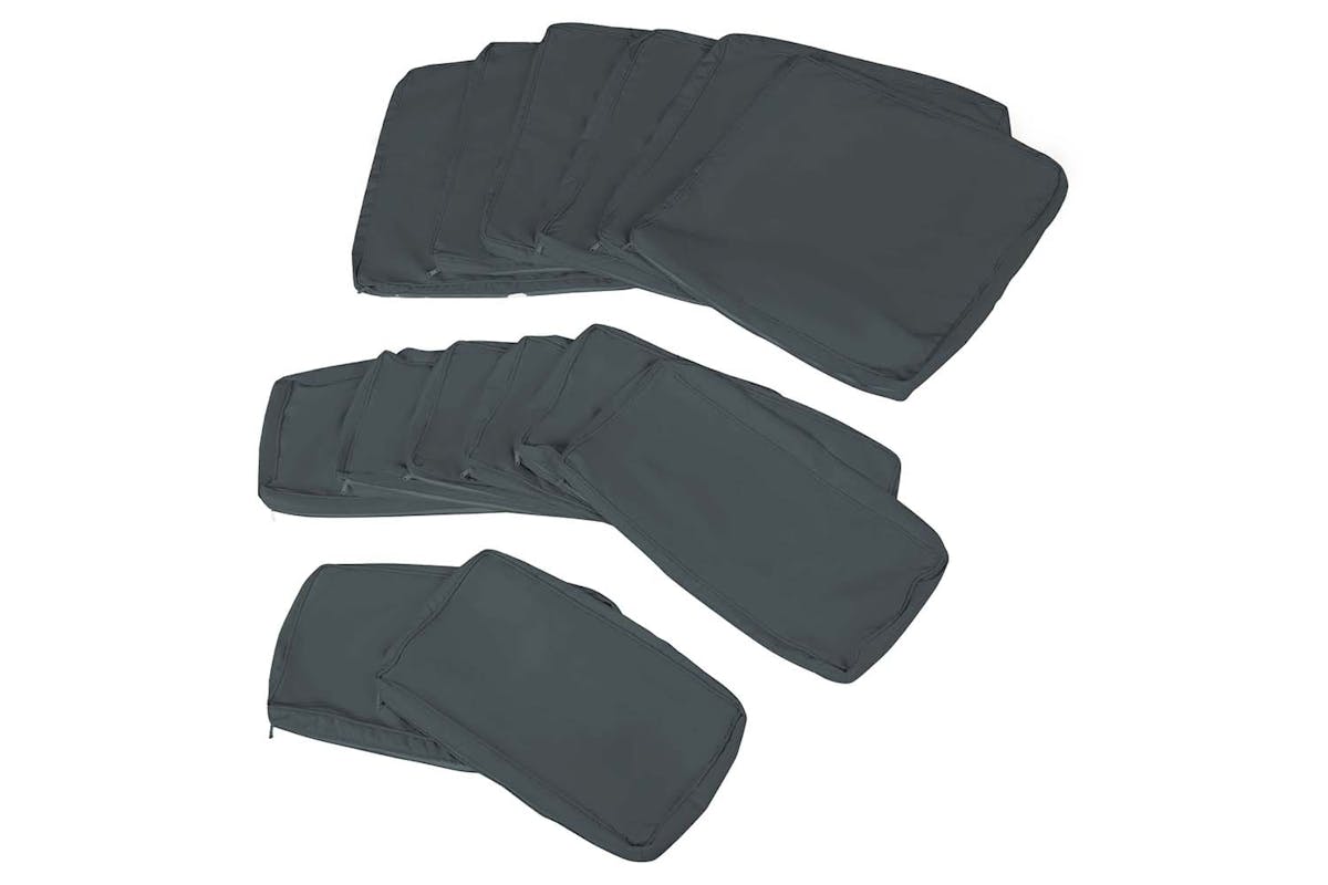 Outsunny Outdoor Garden Sofa Cushion Cover | Dark Grey-7