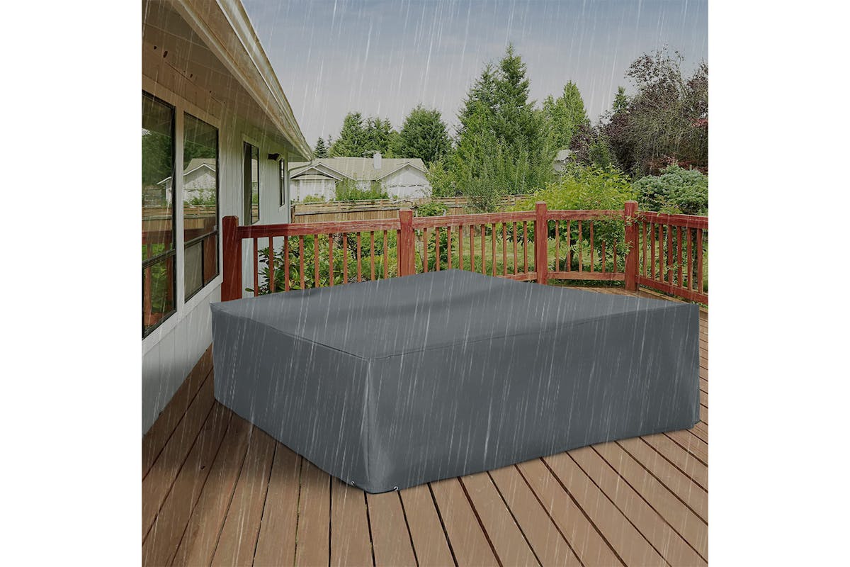 Outsunny Outdoor Garden Protective Furniture Cover | Grey-2