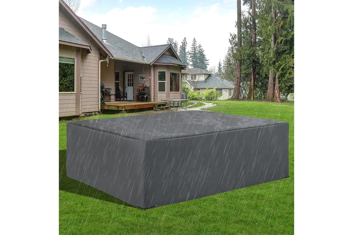 Outsunny Outdoor Garden Protective Furniture Cover | Grey-2