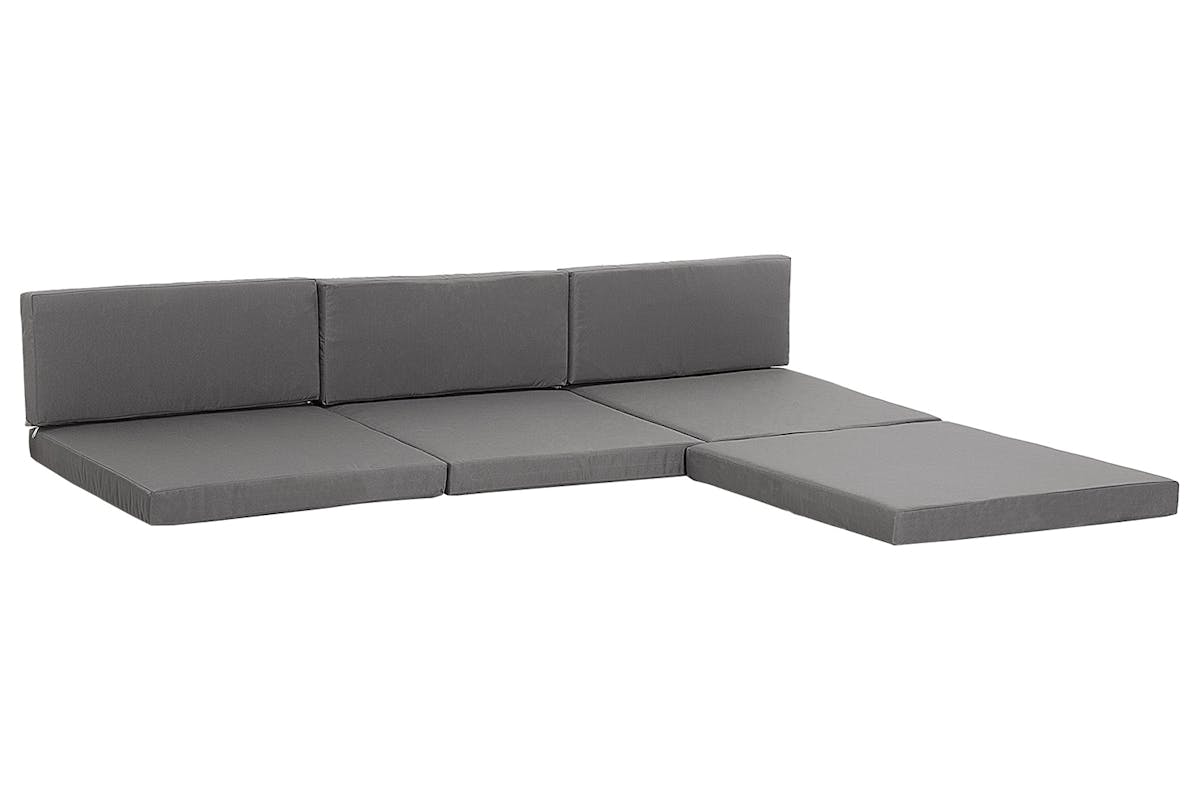 Outsunny Outdoor Cushion Pad Set for Furniture | Grey | 7 Pieces