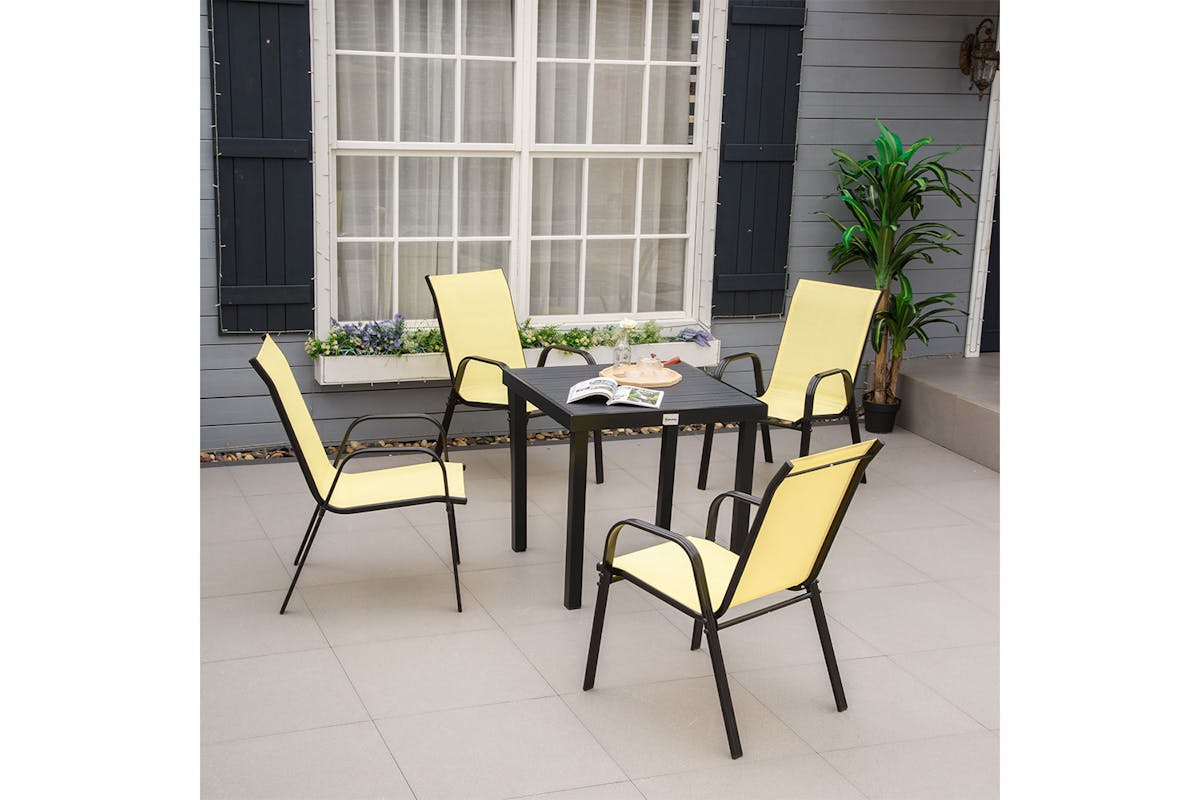 Outsunny Outdoor Garden Chairs | Beige-2