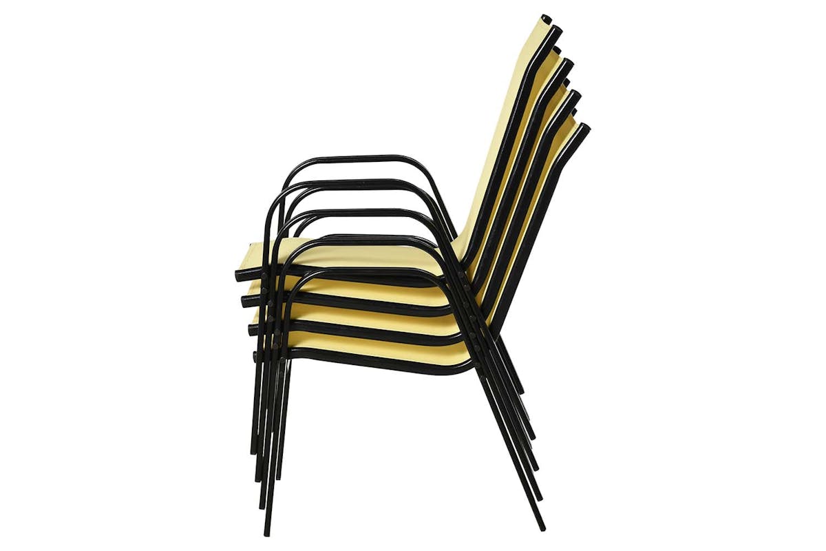 Outsunny Outdoor Garden Chairs | Beige-6