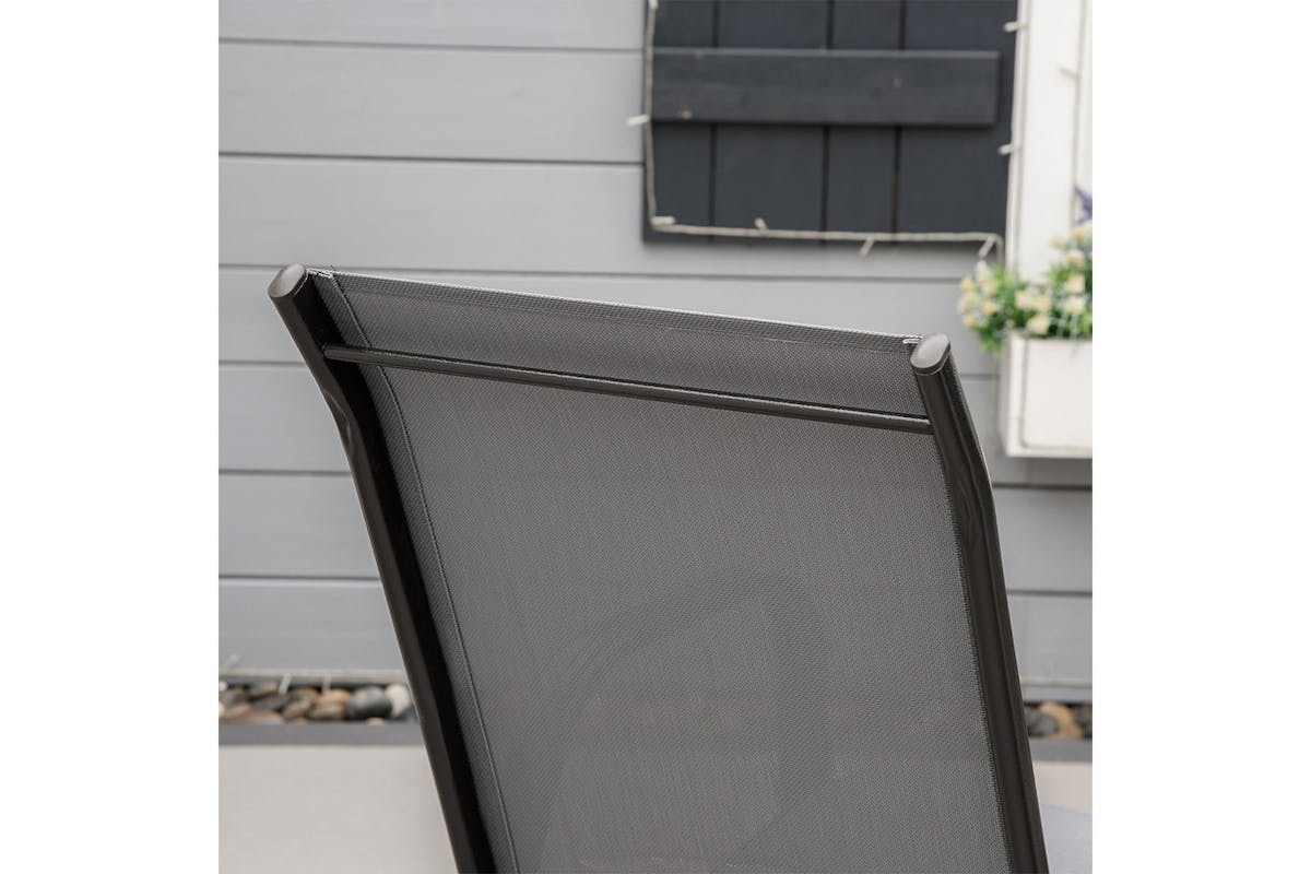 Outsunny Outdoor Garden Chairs  | Dark Grey | Set of 4-6