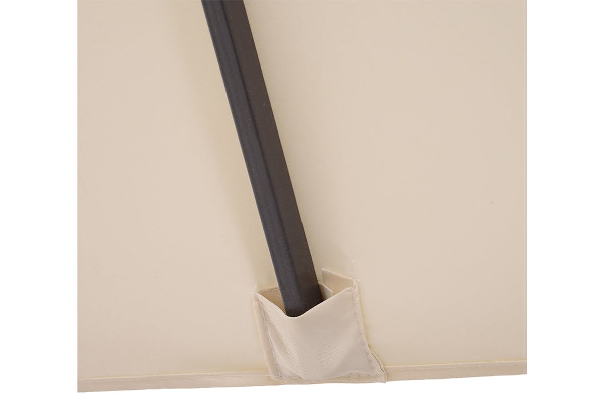 Outsunny Double-sided Umbrella without Base | Cream White-3