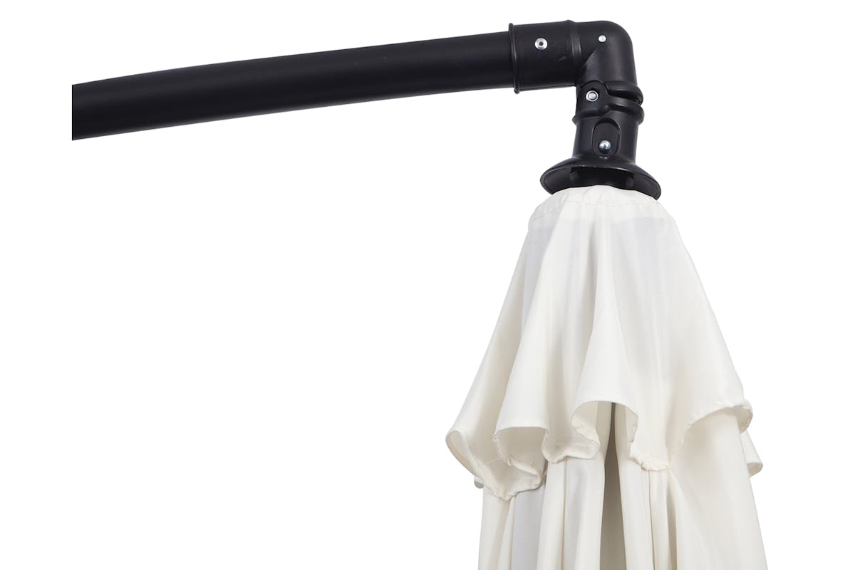 Outsunny Garden Cantilever Umbrella | Off-White-6