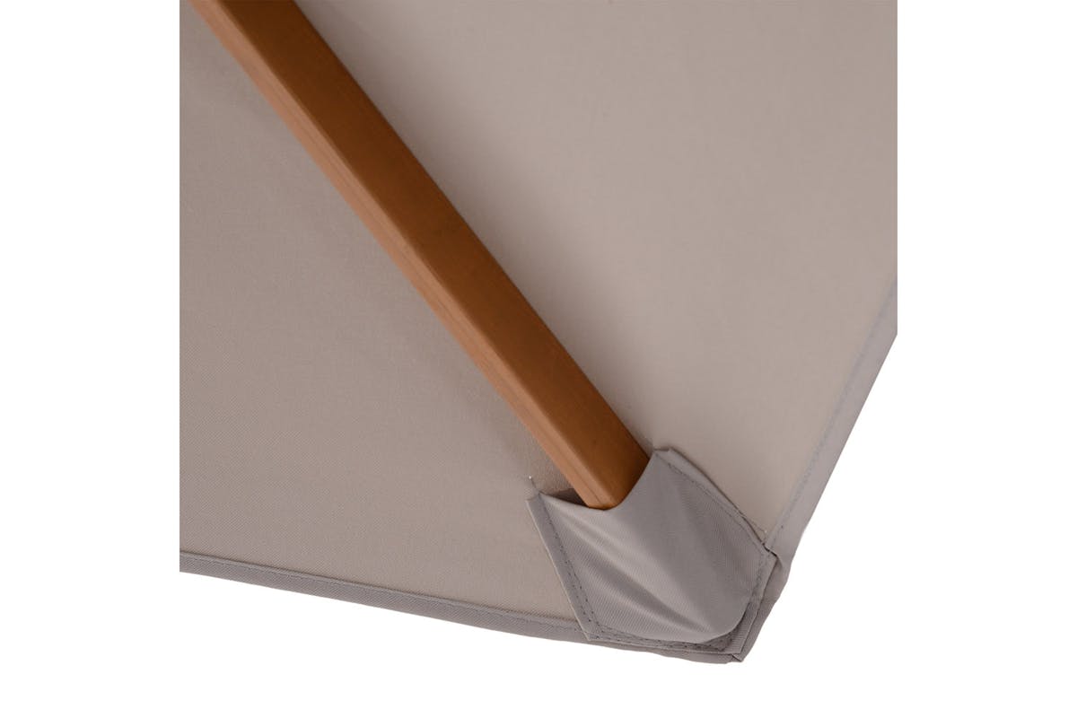 Outsunny Garden Sun Shade Parasol | Grey-7