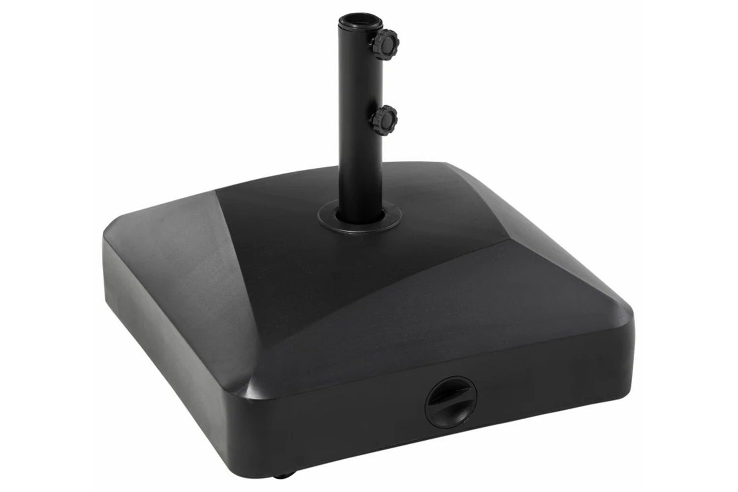 Outsunny Garden Parasol Base Umbrella Stand | Black