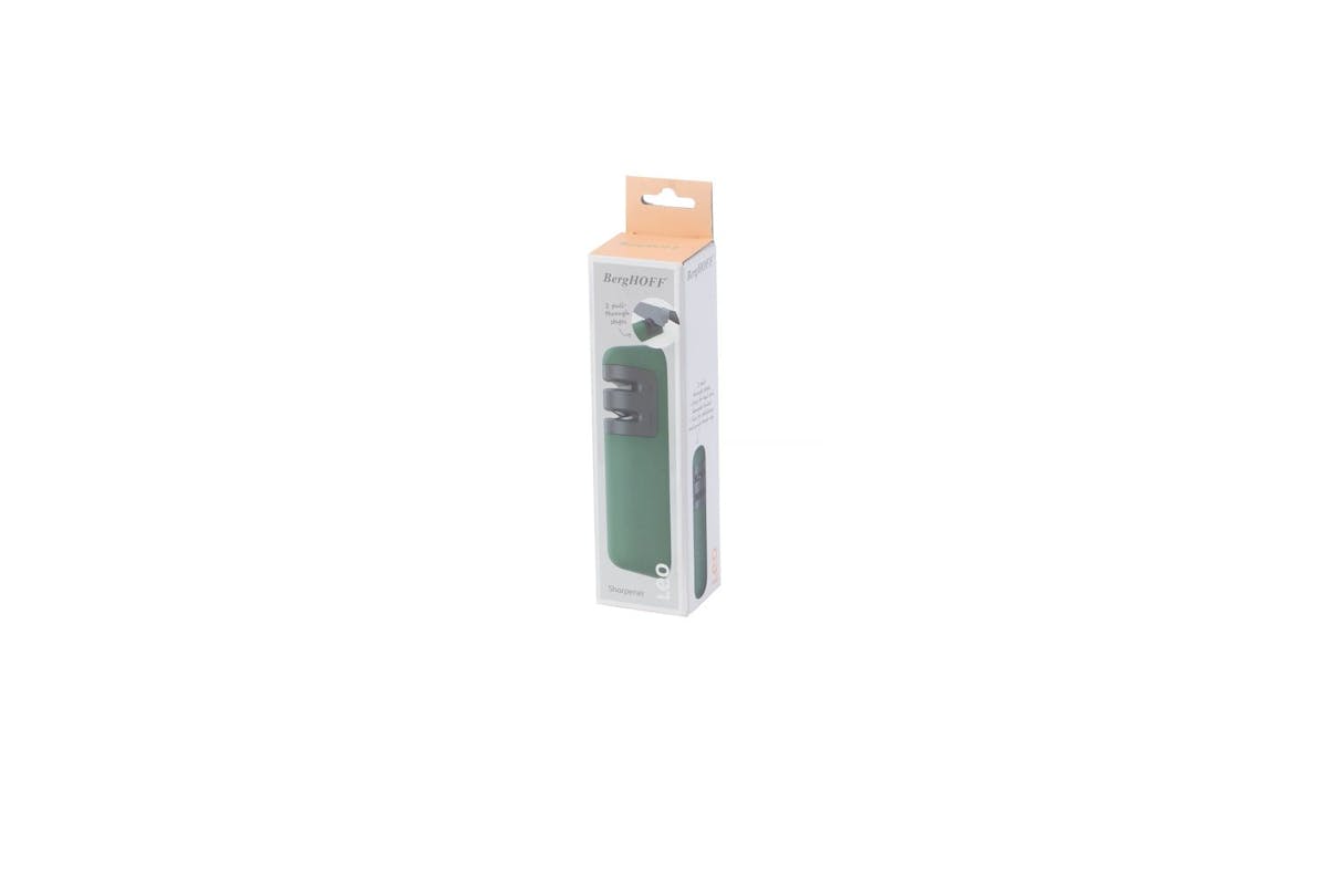 Berghoff Two Section Knife Sharpener | Ceramic And Plastic | Green-7